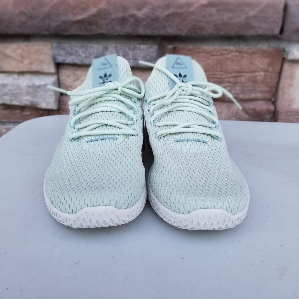 Adidas Pharrell Williams Tennis HU Green Womens 9 - Picture 4 of 10